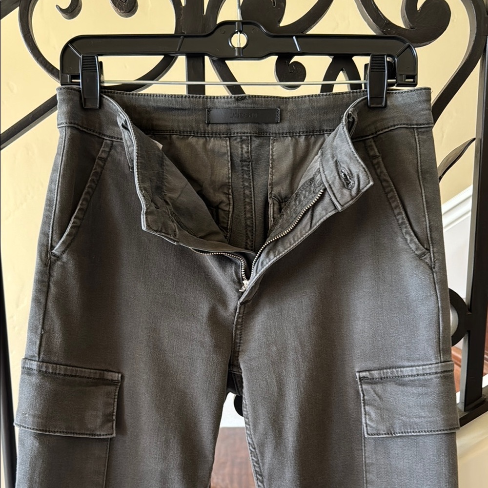 Joe’s Women’s Charcoal Cargo Pants Size 28 - Picture 3 of 6